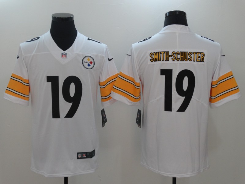 Men Pittsburgh Steelers #19 Smith-Schuster White Nike Vapor Untouchable Limited NFL Jerseys->houston texans->NFL Jersey